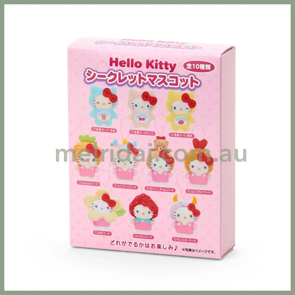 SANRIO | Hello Kitty Secret Plush Keychain Blind Box 125 x 98 x 31mm (My Deco Bag)(Order 10 For Complete Box)
