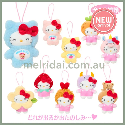 SANRIO | Hello Kitty Secret Plush Keychain Blind Box 125 x 98 x 31mm (My Deco Bag)(Order 10 For Complete Box)