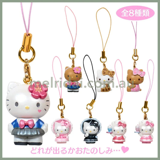 SANRIO | Hello Kitty Secret Trading Mascot Phone Strap Keychain Blind Box 4×3.5cm Vol.2 (Lovely Frill Ver.)