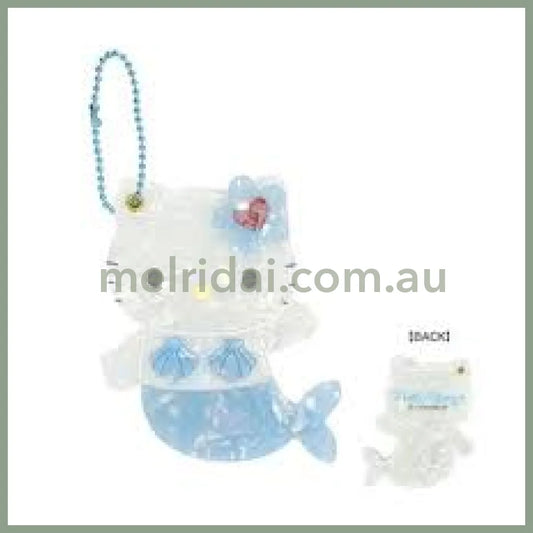 SANRIO | Hello Kitty Shell Mirror Keychain H77×W65×D10 (Mermaid - Pink)