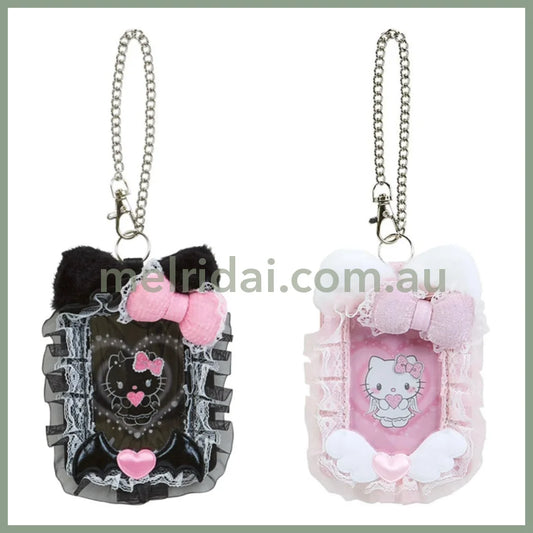 Sanrio | Hello Kitty Slide Card Case Holder 13.6 X 11.5 2.4Cm (Angel Little Devil Design)