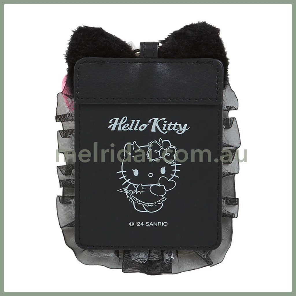 Sanrio | Hello Kitty Slide Card Case Holder 13.6 X 11.5 2.4Cm (Angel Little Devil Design)