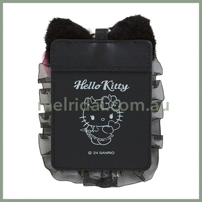 Sanrio | Hello Kitty Slide Card Case Holder 13.6 X 11.5 2.4Cm (Angel Little Devil Design)