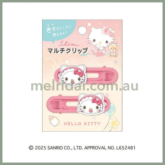 SANRIO | Hello Kitty Slim Multi Clip Hair Clip 20 x 60 mm (Baby)