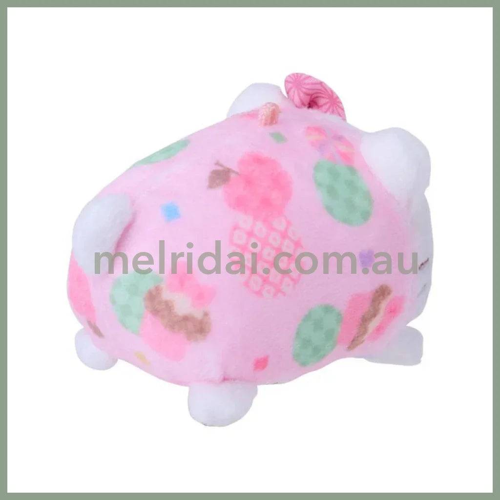 SANRIO | Hello Kitty Smartphone Strap Plush Mascot 7.5 x 5.3 x 4.7cm (Nagomi Pastel)