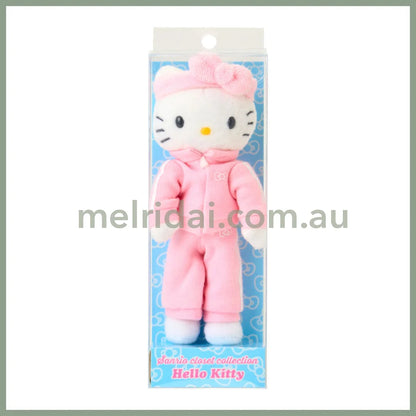 SANRIO | Hello Kitty Sporty Style Pink Mascot Holder Bag Charm Plush Keychain 80×35×150mm (Sanrio Closet Collection)