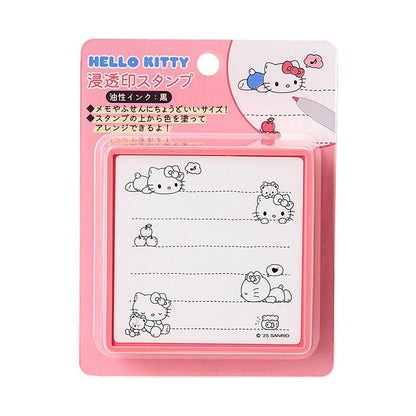 SANRIO | Hello Kitty Message Memo Stamp 75×75×25mm