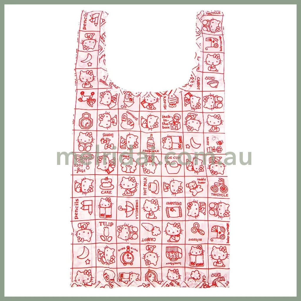 SANRIO | Hello Kitty Standing Plush Eco Bag & Bag Charm 80x110x150mm (Classic Retro)