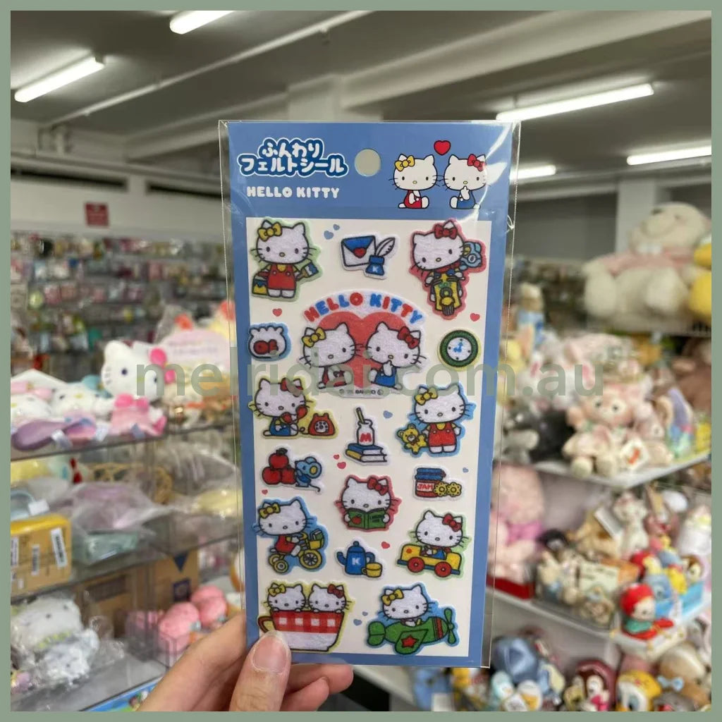 SANRIO | Hello Kitty Sticker H200×W95×D1mm (Blue)