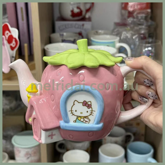 SANRIO | Hello Kitty Strawberry Tea Pot Teapot 203x117x138mm