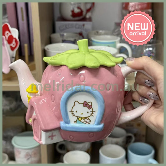 SANRIO | Hello Kitty Strawberry Tea Pot Teapot 203x117x138mm