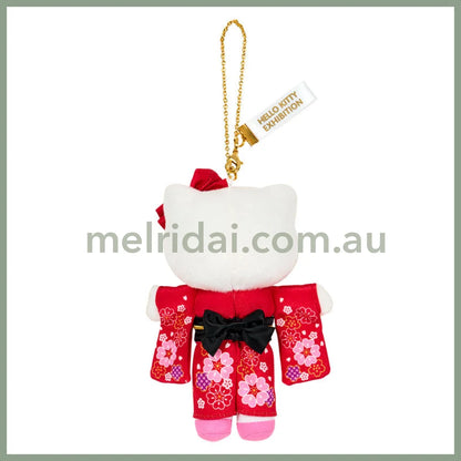 SANRIO | Hello Kitty Style up Long Leg Mascot Holder / Plush Keychain / Bag Charm 15×7×17cm (50th Anniversary Hello