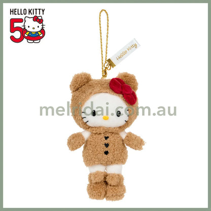 SANRIO | Hello Kitty Style up Long Leg Mascot Holder / Plush Keychain / Bag Charm 15×7×17cm (50th Anniversary Hello