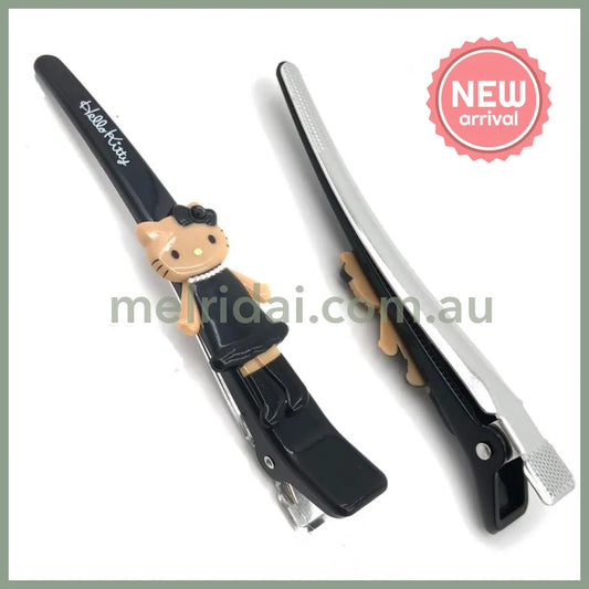 SANRIO | Hello Kitty Style-up Long Legged Duckbill Long Hair Clip 180×60×25mm (Black)