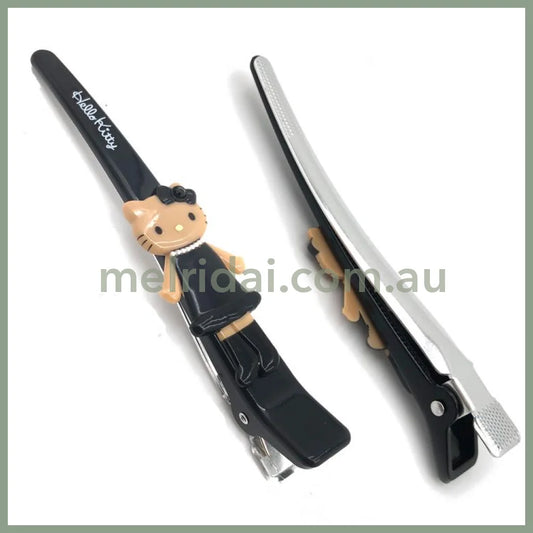 SANRIO | Hello Kitty Style-up Long Legged Duckbill Long Hair Clip 180×60×25mm (Black)