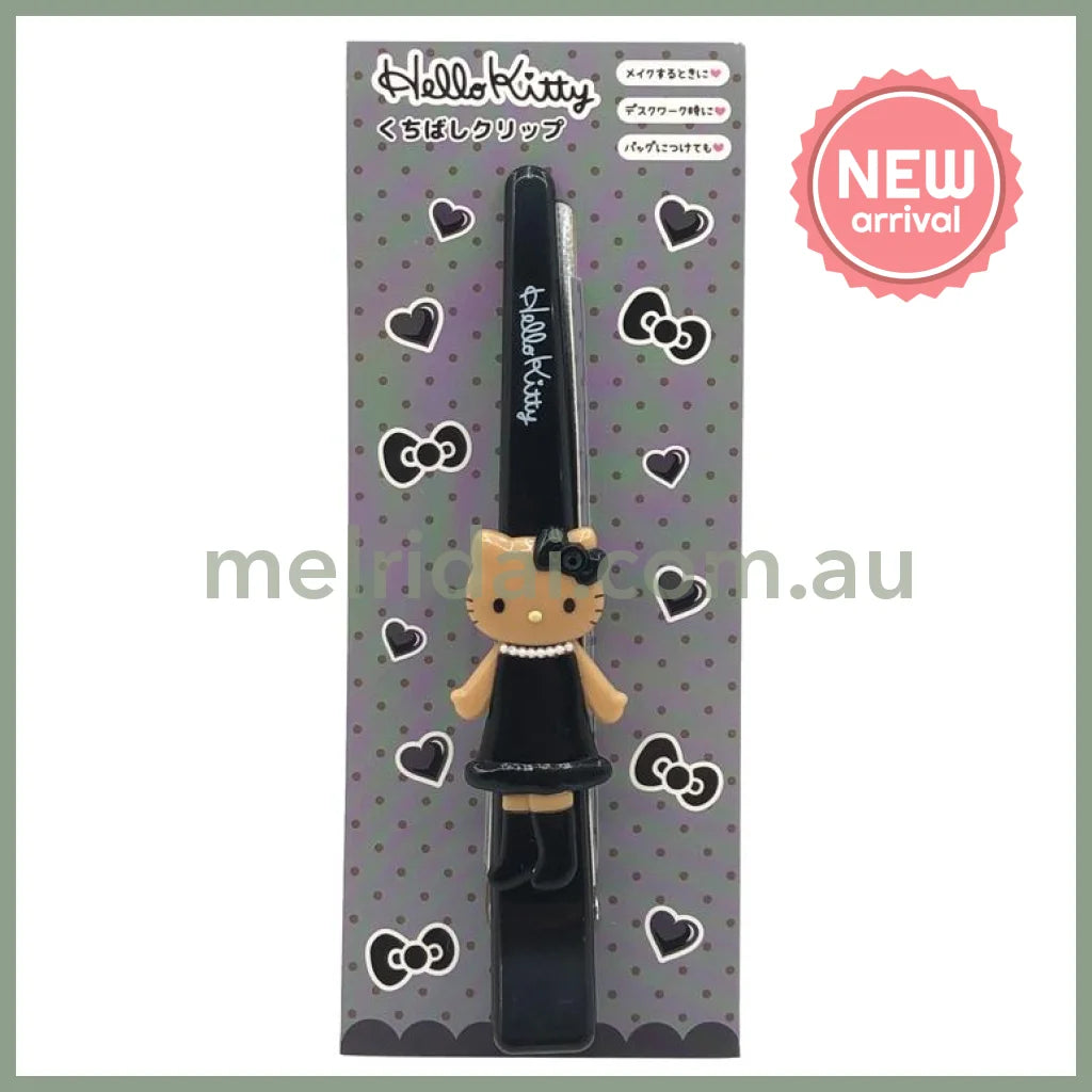 SANRIO | Hello Kitty Style-up Long Legged Duckbill Long Hair Clip 180×60×25mm (Black)