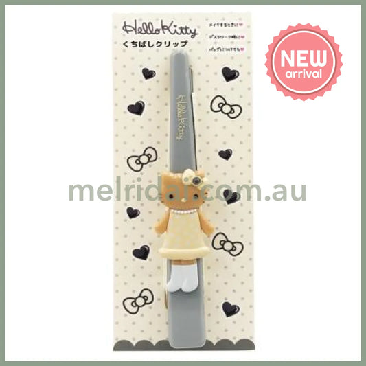 SANRIO | Hello Kitty Style-up Long Legged Duckbill Long Hair Clip 180×60×25mm (Gray)