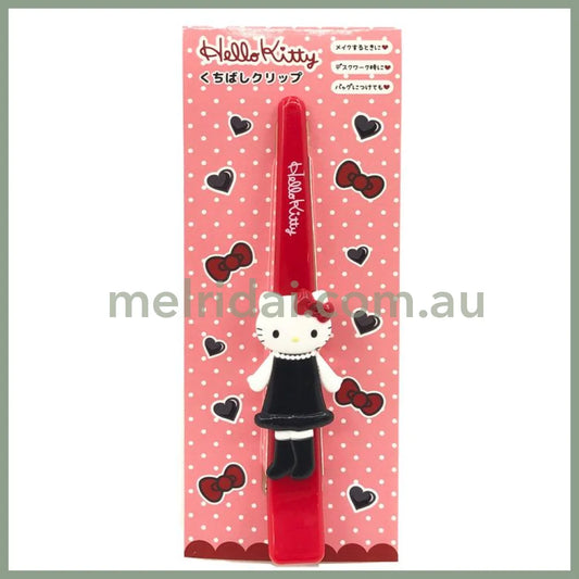 SANRIO | Hello Kitty Style-up Long Legged Duckbill Long Hair Clip 180×60×25mm (Red)