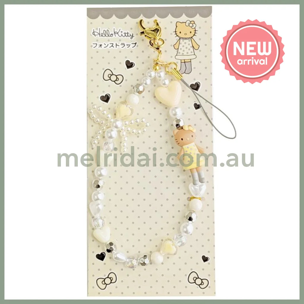 SANRIO | Hello Kitty Style-up Long Legged Phone Strap 124×72×11mm (Gray)