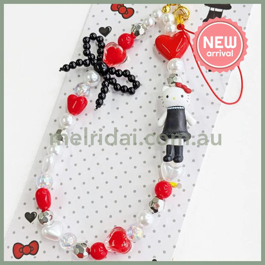 SANRIO | Hello Kitty Style-up Long Legged Phone Strap 124×72×11mm (Red)