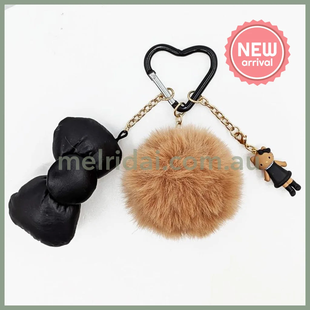 SANRIO | Hello Kitty Style-up Long Legged Ribbon Strap KT74-01 142×95×50mm (Black)