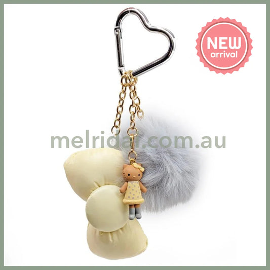 SANRIO | Hello Kitty Style-up Long Legged Ribbon Strap KT74-01 142×95×50mm (Gray)