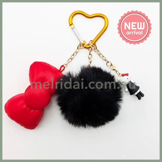 SANRIO | Hello Kitty Style-up Long Legged Ribbon Strap KT74-01 142×95×50mm (Red)