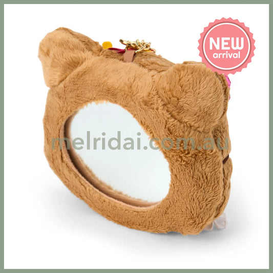 SANRIO | Hello Kitty Tanned Plush Keychain Mirror Mascot Charm 19×5×9cm (Endless Summer Vacation / Coconut Vacation