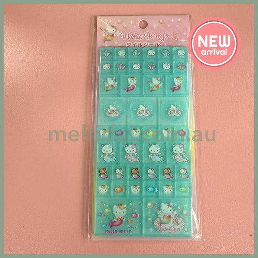 SANRIO | Hello Kitty Tile Sticker H122×W60×D4mm (Mermaid)