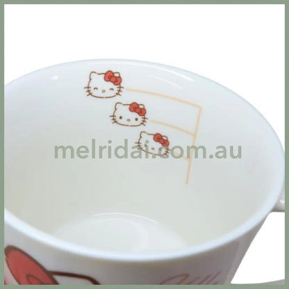 SANRIO | Hello Kitty & Tiny Chum Ceramic Mug Cup can be used in the microwave and dishwasher 80×Φ88mm (Milk Balloon)