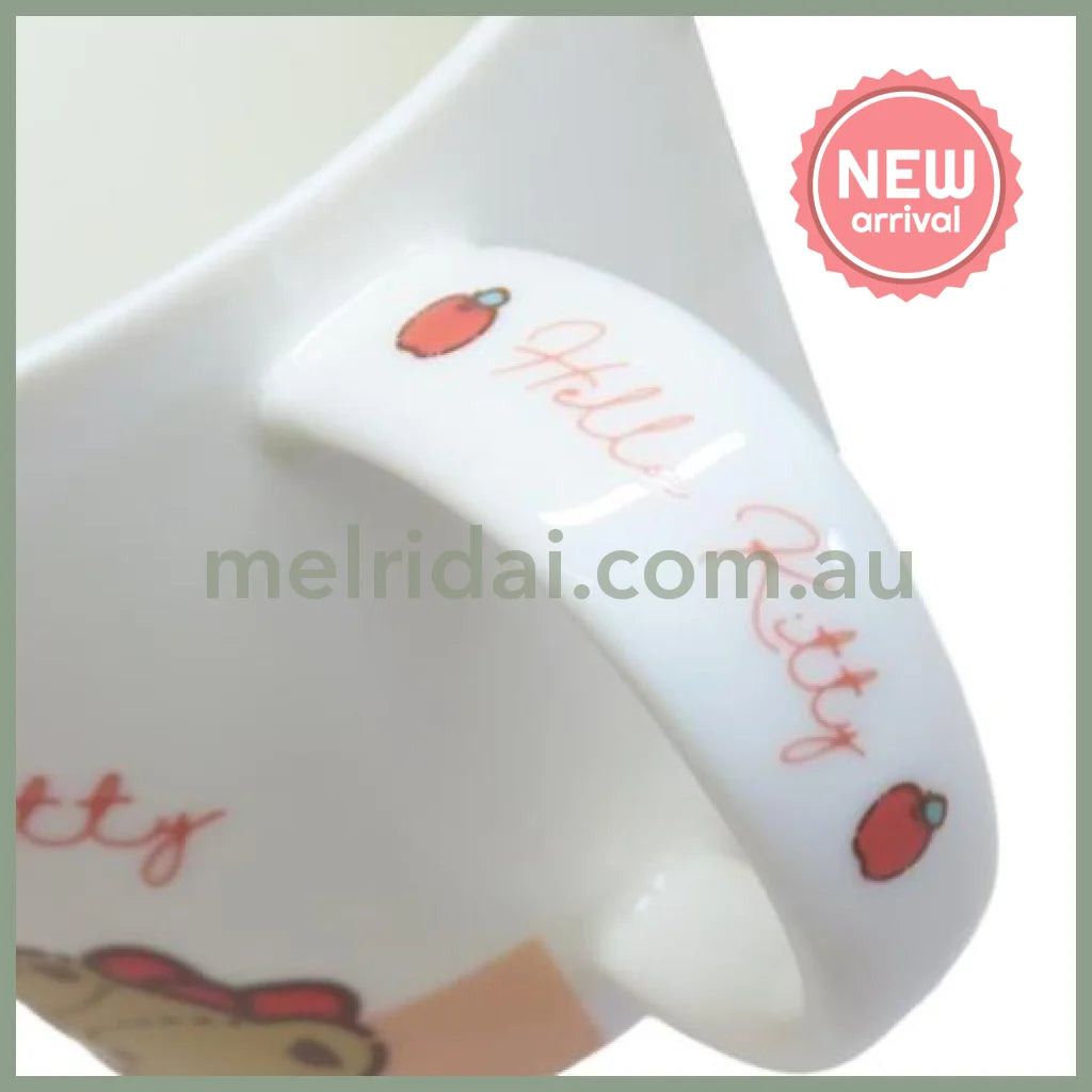 SANRIO | Hello Kitty & Tiny Chum Ceramic Mug Cup can be used in the microwave and dishwasher 80×Φ88mm (Milk Balloon)