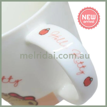 SANRIO | Hello Kitty & Tiny Chum Ceramic Mug Cup can be used in the microwave and dishwasher 80×Φ88mm (Milk Balloon)