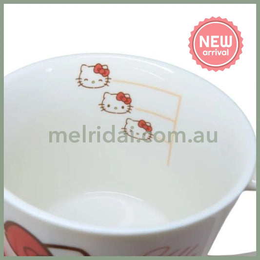 SANRIO | Hello Kitty & Tiny Chum Ceramic Mug Cup can be used in the microwave and dishwasher 80×Φ88mm (Milk Balloon)