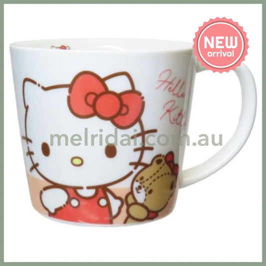 SANRIO | Hello Kitty & Tiny Chum Ceramic Mug Cup can be used in the microwave and dishwasher 80×Φ88mm (Milk Balloon)