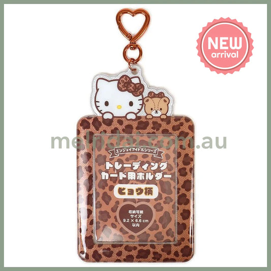 SANRIO | Hello Kitty & Tiny Chum Trading Card Holder Photo Holder 92×66mm (Leopard Print)
