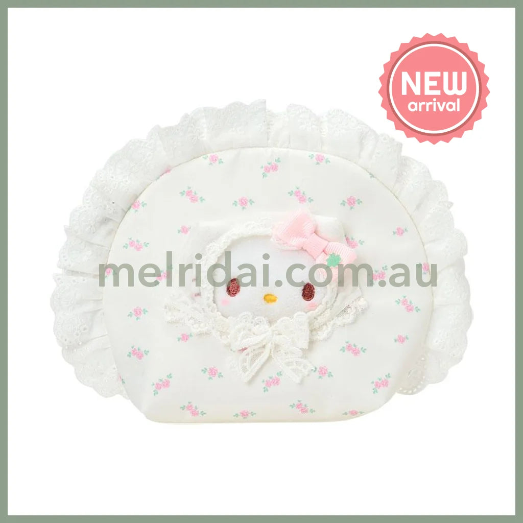 SANRIO | Hello Kitty Tissue Pouch 150×50×120mm (Forest Lace)