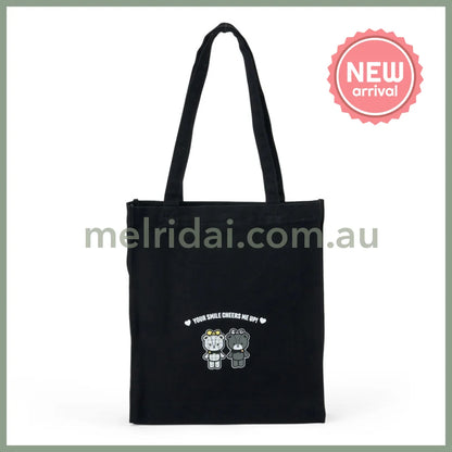 SANRIO | Hello Kitty Tote Bag 320×80×370mm (Monochrome Girly Twin Coordinate)