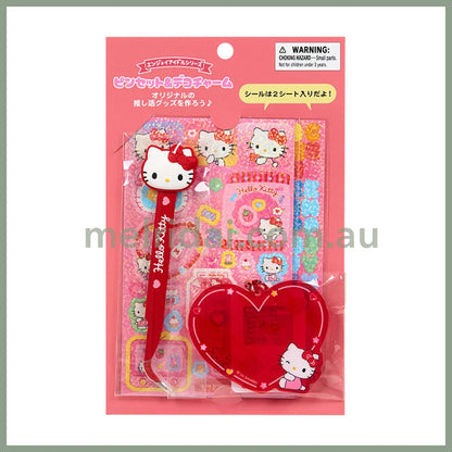 Sanrio | Hello Kitty Tweezers & Deco Charm 2×0.4×10Cm（Enjoy Idol)