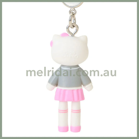 SANRIO | Hello Kitty Uniform Style Blazer Pleated Skirt Strap Phone Charm 26×12×40mm (Sanrio Closet Collection)