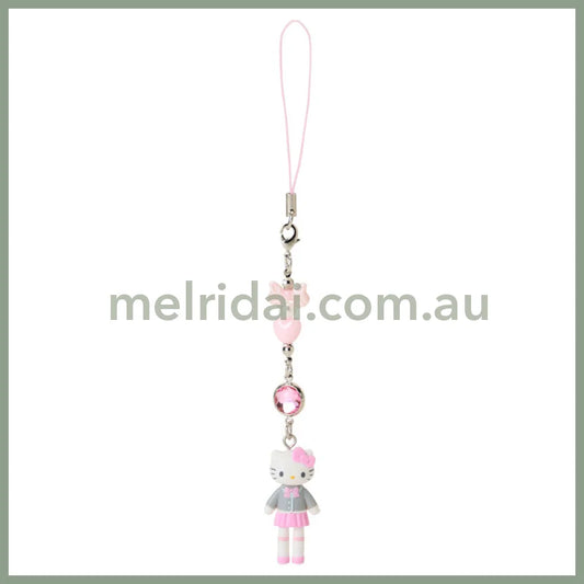 SANRIO | Hello Kitty Uniform Style Blazer Pleated Skirt Strap Phone Charm 26×12×40mm (Sanrio Closet Collection)