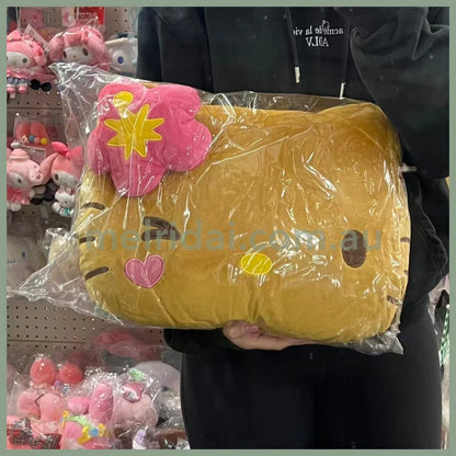 SANRIO | Hello Kitty Wink Die cut Cushion Plush 430×330×110mm (Tan Swimsuit Party)