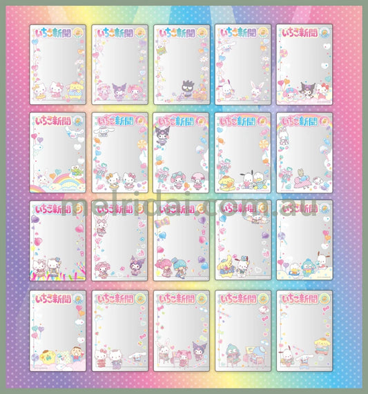 Sanrio | いちご新聞デザイン Secret Card Holder 9.2Cm× 6.6Cm