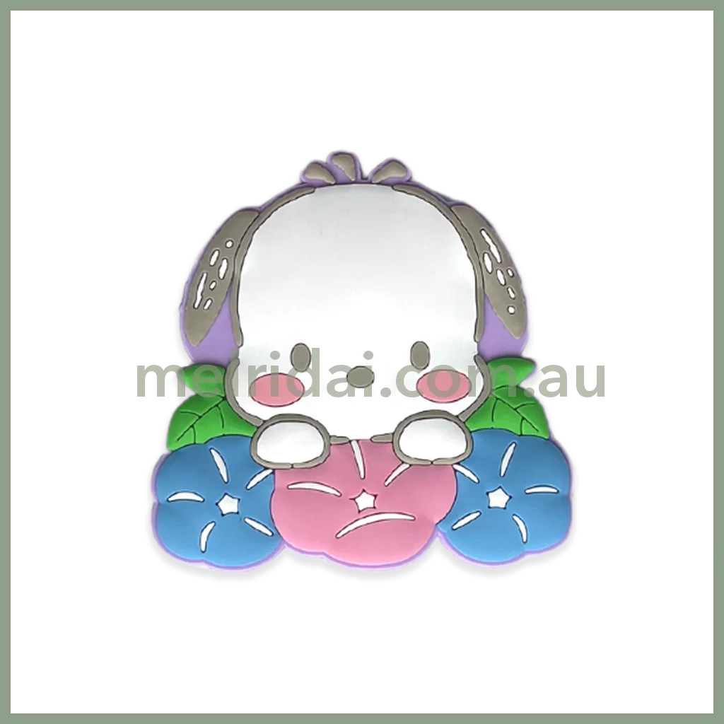 SANRIO | Japanese Seasons Rubber Magnet Pochacco H44xW90×D3ｍｍ (Summer - Morning Glory)