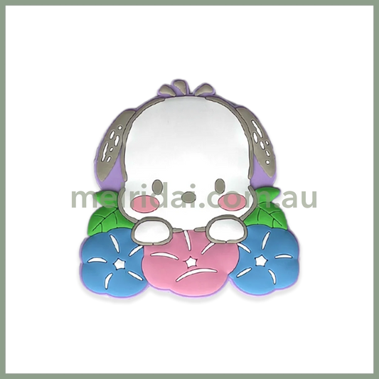 SANRIO | Japanese Seasons Rubber Magnet Pochacco H44xW90×D3ｍｍ (Summer - Morning Glory)