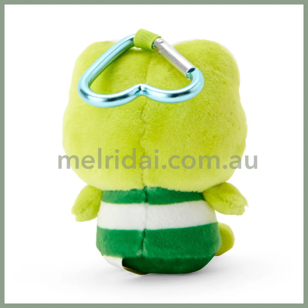 Sanrio｜Kerokero Keroppi Plush Mascot Holder With Heart Carabiner About 9Cm