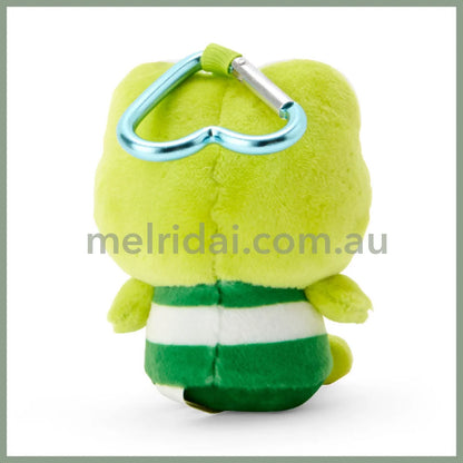 Sanrio｜Kerokero Keroppi Plush Mascot Holder With Heart Carabiner About 9Cm