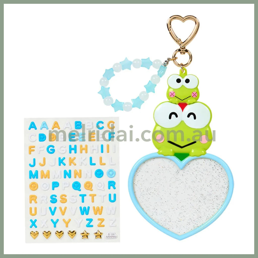 SANRIO | KeroKeroKeroppi Custom Keychain 18.0 x 11.4 x 1.3cm (Character Awards Second Edition I Love Me Series Part 1)