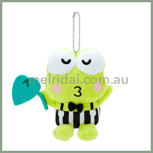 Sanrio | Kerokerokeroppi Mascot Holder Keychain 5.7 X 11.8 14.2Cm (Happy With Song And Dance)