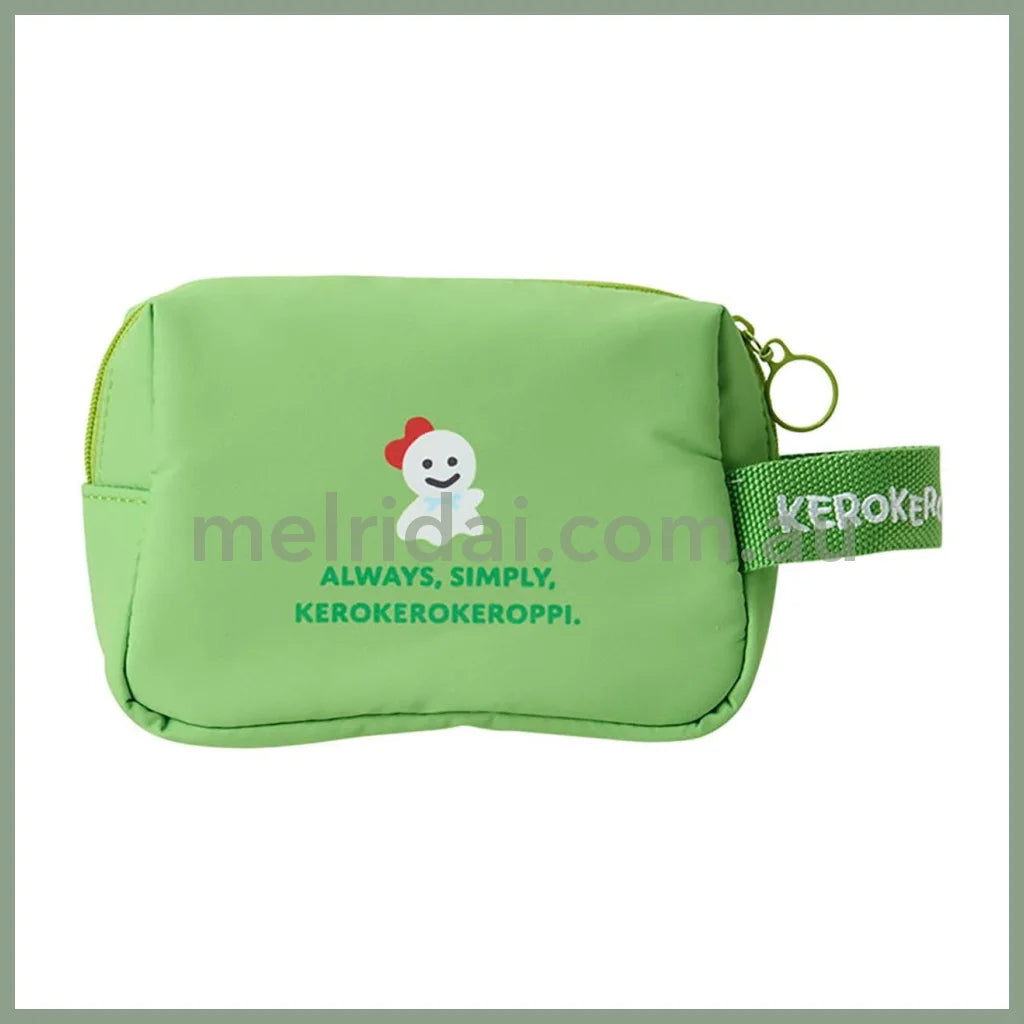 SANRIO | KeroKeroKeroppi Pouch 16.5×7.5×12.7cm (New Life 2025)