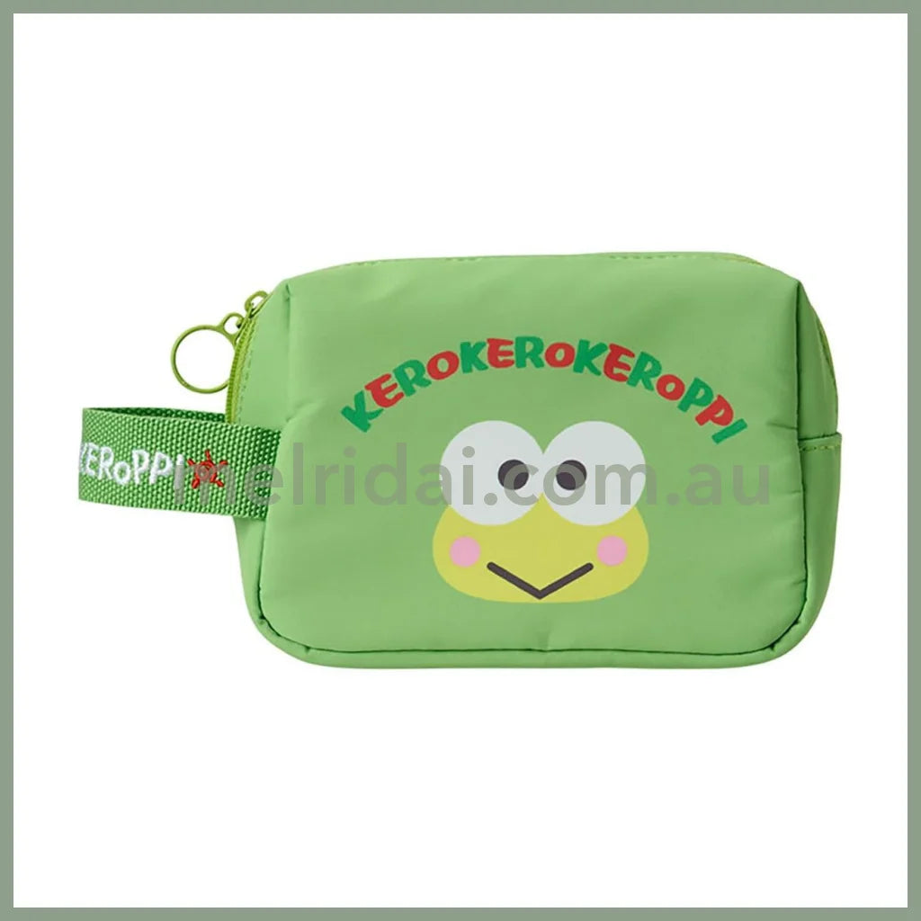 SANRIO | KeroKeroKeroppi Pouch 16.5×7.5×12.7cm (New Life 2025)